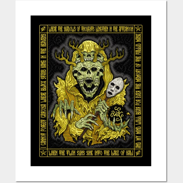 Yellow King Icon - Azhmodai 2018 Wall Art by azhmodai